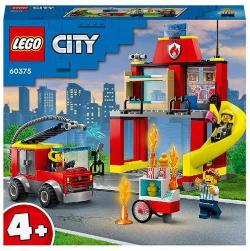 60375 LEGO City Fire Caserma dei Pompieri e Autopompa