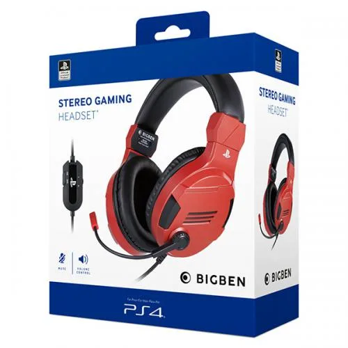 Cuffie Wired Nacon Licenziata Red PS4/PC