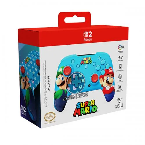 Pro Controller Rematch Wireless Mario / Luigi Turtle Beach