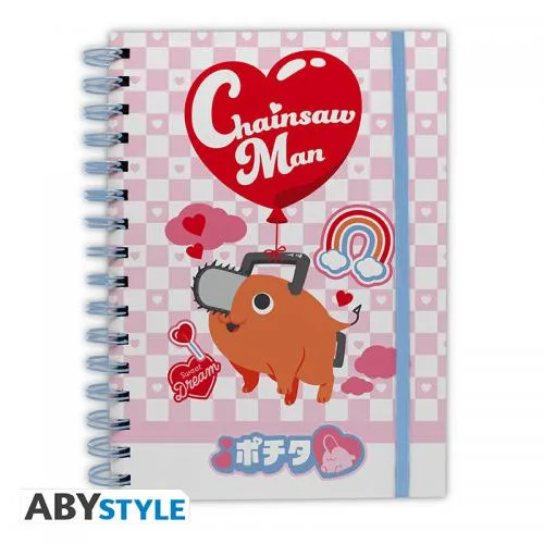 Chainsaw Man Notebook A5 Spiral: Pochita