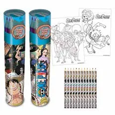 One Piece Colouring Tube Set: Whole Cake Island