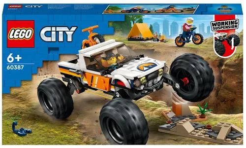 60387 LEGO City Great Vehicles Avventure sul Fuoristrada 4x4