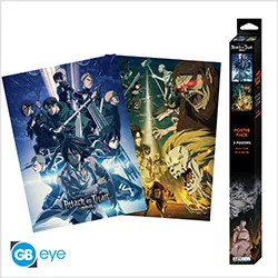 Attack on Titan Set 2 Chibi Posters set 2 (52x38)