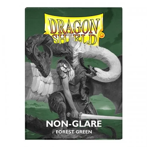 100 Bustine Standard Matte Forest Green Dragon Shield