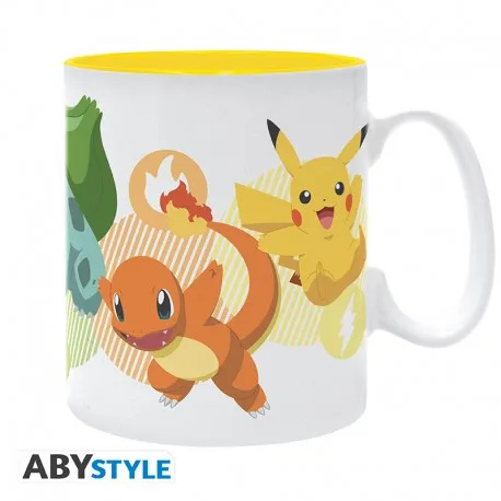 Pokemon Tazza 460ml Subli: Pikachu and starters