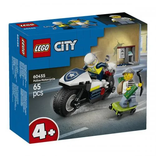 60455 LEGO City Inseguimento della Moto della Polizia