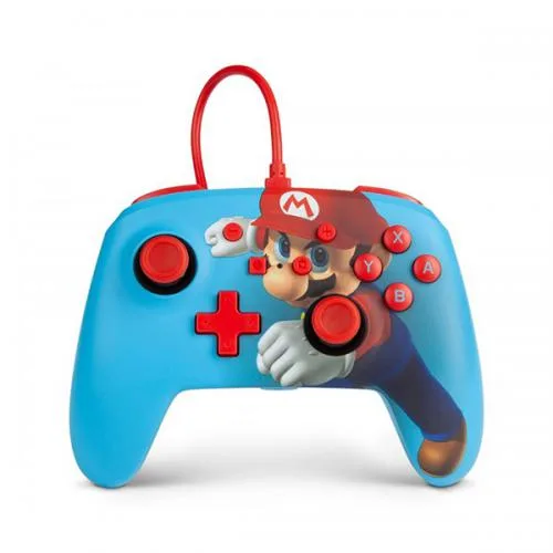 Nintendo Switch Enh Wired Pro Controller Mario Punch PowerA