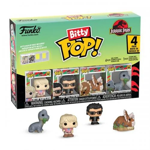 Funko Bitty POP! 4 PK Jurassic Park: Triceratops