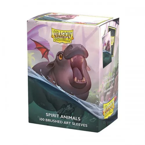 100 Buste ST Matte Dual Sleeves The Snortle Dragon Shield