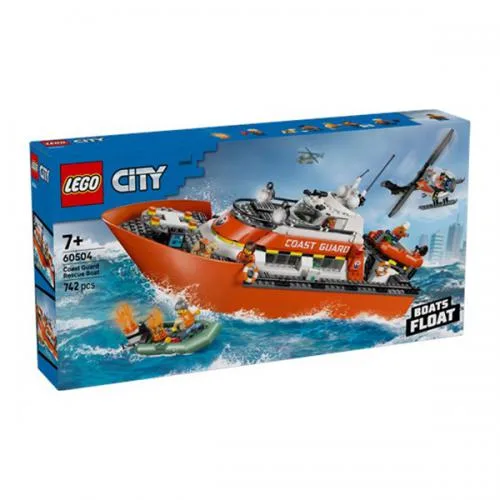 60504 LEGO City Motoscafo e Elicottero Guardia Costiera
