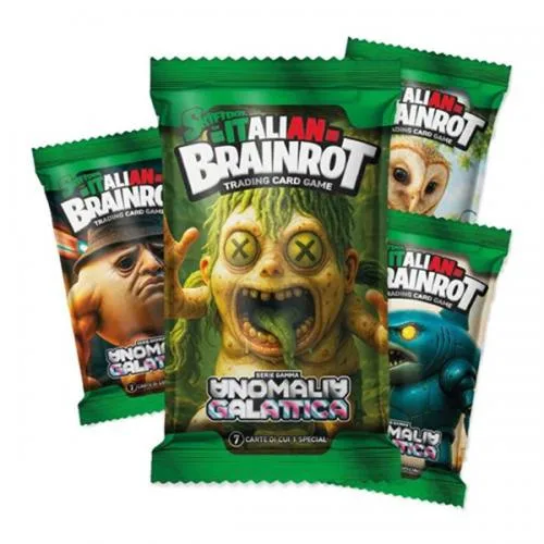 Box 24 Buste 7 Carte Skifidol Italian Brainrot Serie Gamma