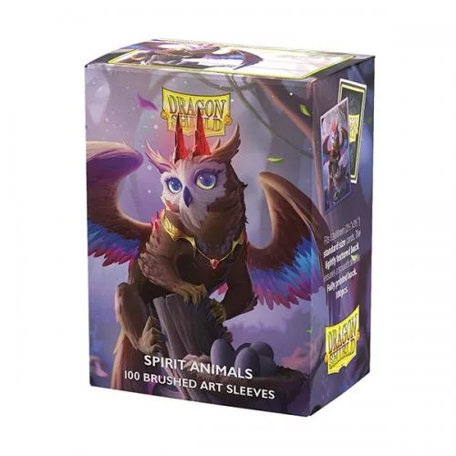 100 Buste ST Matte Dual Sleeves The Dragowlis Dragon Shield