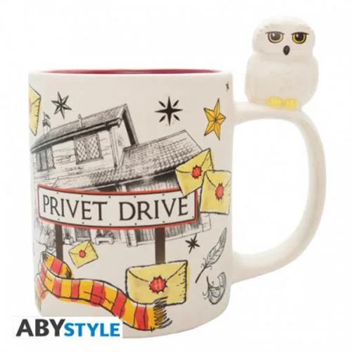 Harry Potter Tazza 3D 460ml: Hedwig & Privet Drive