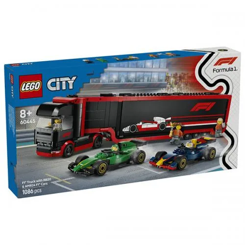 60445 LEGO City Autotrasportatore F1 Monoposto RB20 AMR24