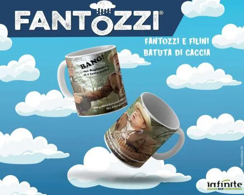 Fantozzi e Filini Tazza 250ml: Battuta di Caccia