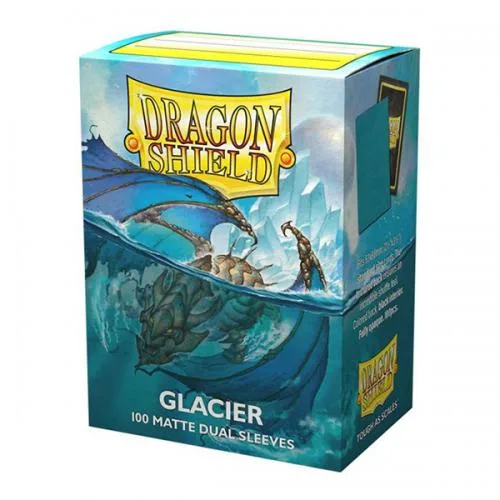 100 Sleeves ST Matte Dual Glacier Miniom Dragon Shield