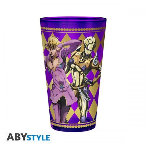 Jojo Bizarre ADV Premium Large Glass 400ml: Golden Wind