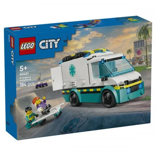 60451 LEGO City Ambulanza di Emergenza