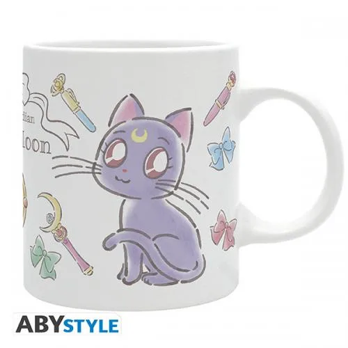 Sailor Moon Tazza 320ml Subli: Luna & Artemis Chibi