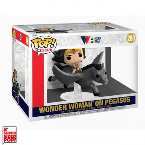 Funko POP! Wonder Woman 80Th: WW on Pegasus (280) DLX