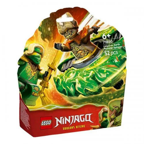71850 LEGO Ninjago Lloyd Contro Spinner Mostro della Terra