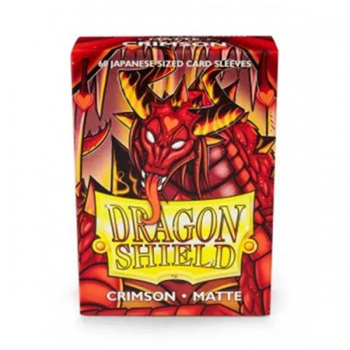 11121 60 Bustine JP Matte Crimson Dragon Shield
