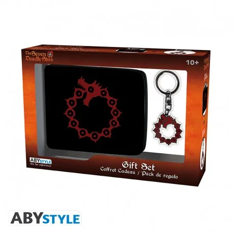 The Seven Deadly Sins Gift Set Portafogli/Keychain Embleme