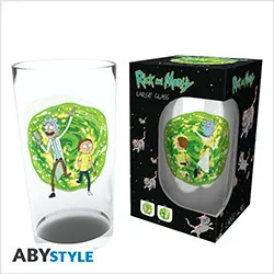 Rick and Morty Bicchiere 400ml Portal