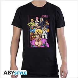 JoJo's Bizarre ADV T-Shirt (XXL) Man Black: Group