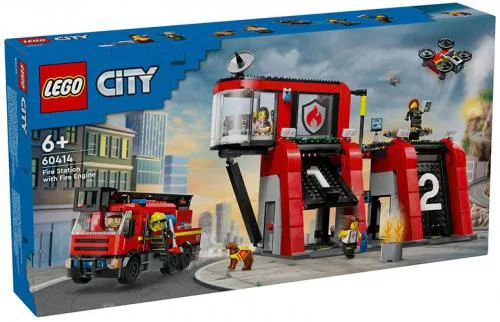 60414 LEGO City Fire Caserma dei Pompieri e Autopompa