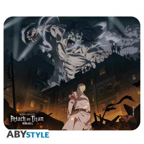Attack on Titan Tappetino Mouse S4 Key art