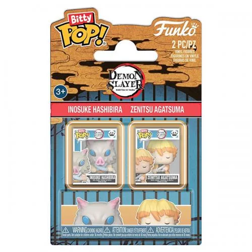 Funko Bitty POP! Demon Slayer: Inosuke & Zenitsu 2PK