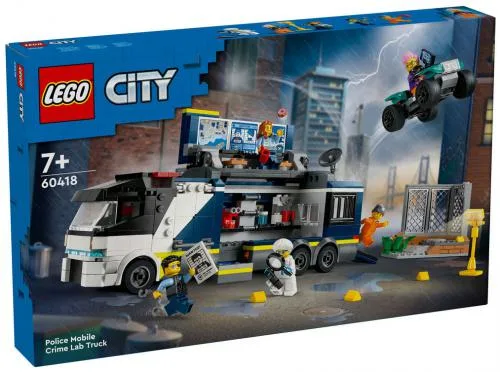 60418 LEGO City Camion Laboratorio Mobile della Polizia