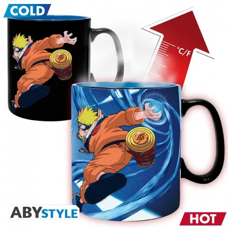 Naruto Tazza Heat Change 460ml: Naruto & Sasuke