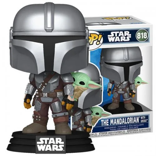 Funko POP! Star Wars TMAG: The Mandalorian w/Grogu (818)