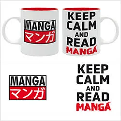 Keep Calm and Read Manga - Tazza 320ml Subli
