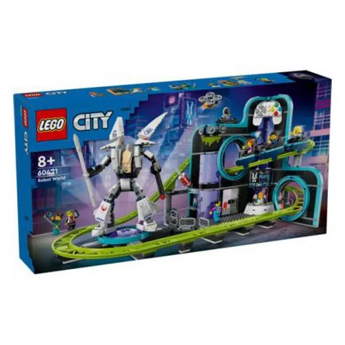 60421 LEGO City Montagne Russe di Robot World